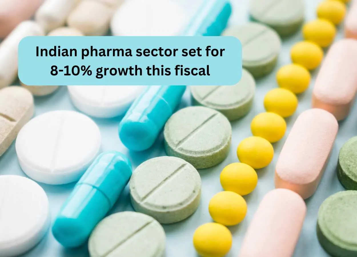 Indian pharma sector set for 8-10% growth this fiscal