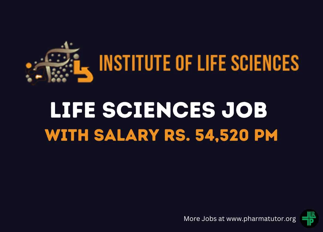 Institute of Life Sciences looking for Research Associate