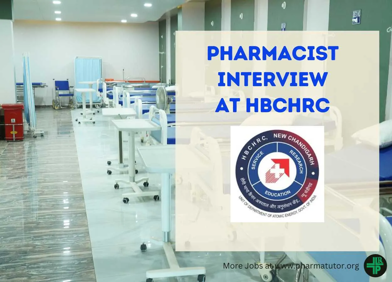 Interview for B.Pharm at Homi Bhabha Cancer Hospital & Research Centre