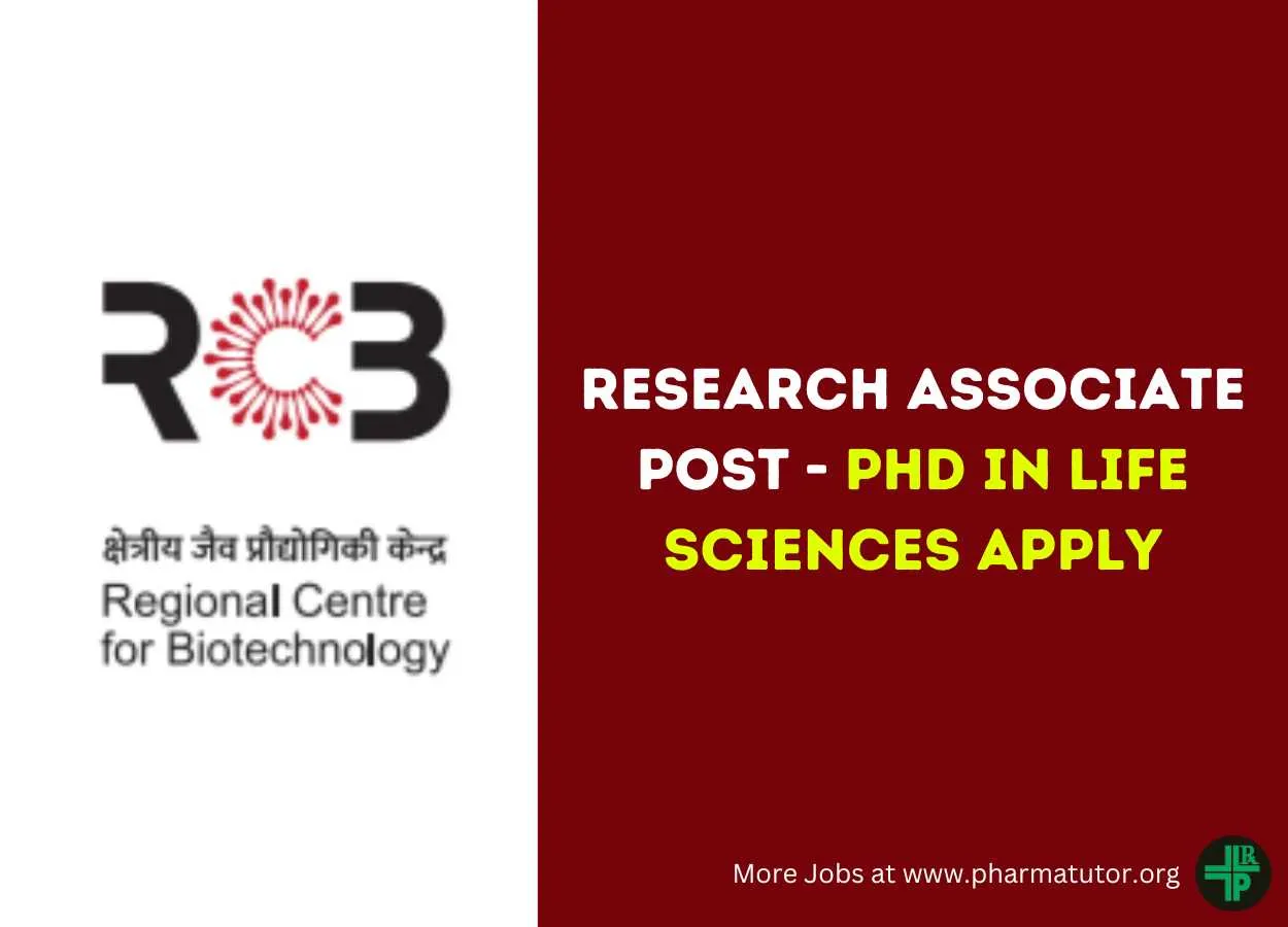 Interview for Research Associate at Regional Centre for Biotechnology