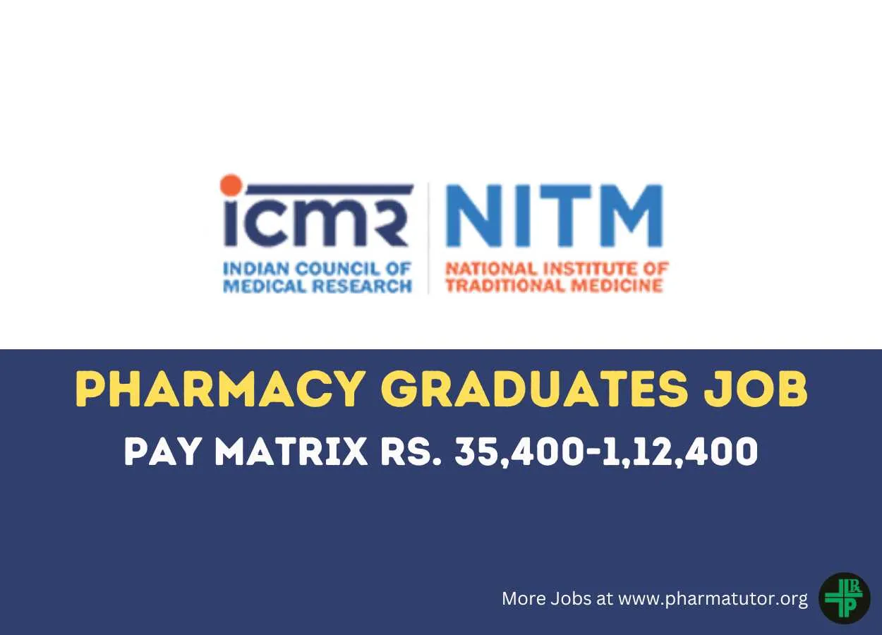 Job for Pharmacy graduates as Technical Assistant at NITM