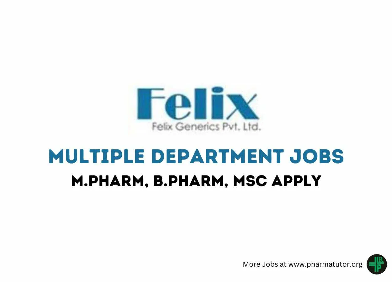 Multiple Department Jobs at Felix Generics Private Limited