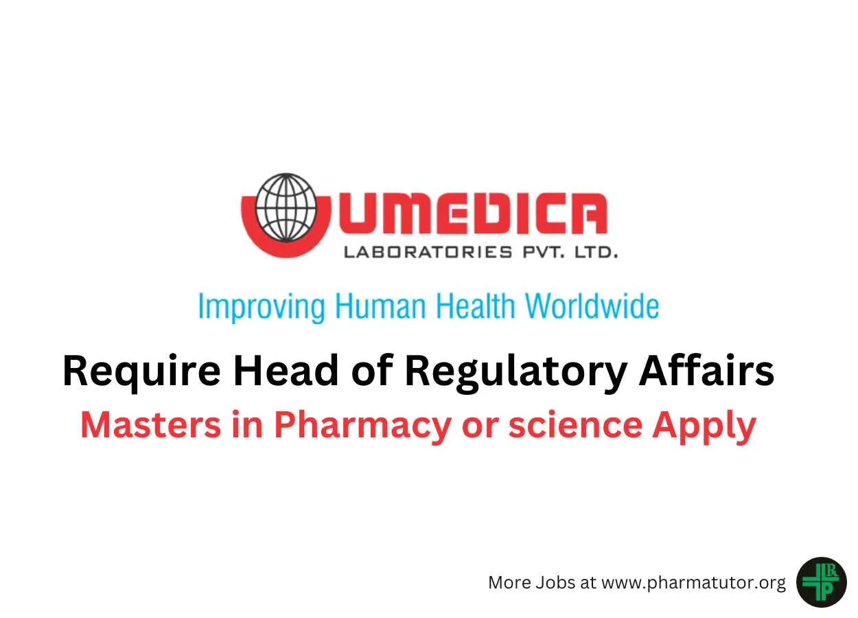 UMEDICA Looking to hire Head of Regulatory Affairs