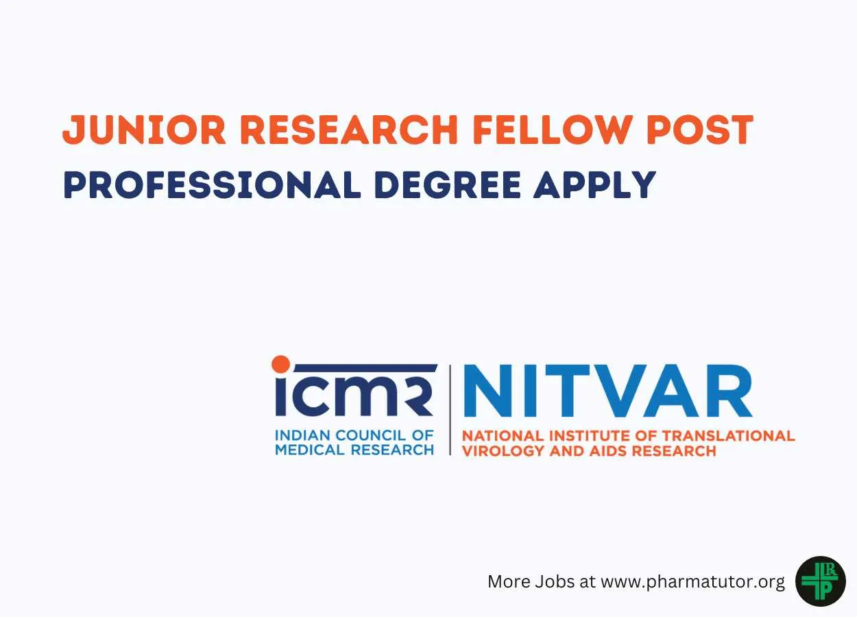 Vacancy for Junior Research Fellow at NITVAR
