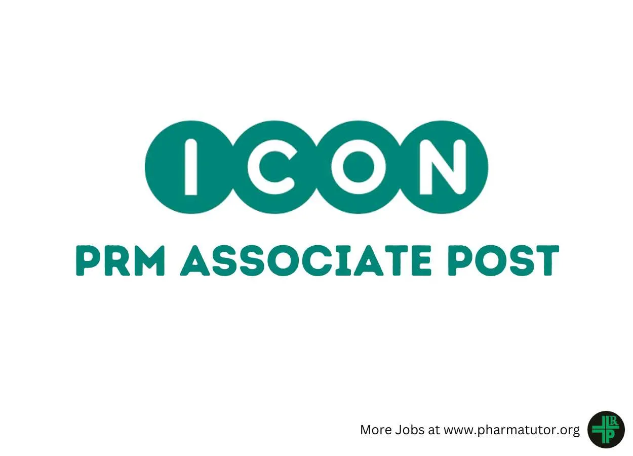 Work as PRM Associate at ICON plc