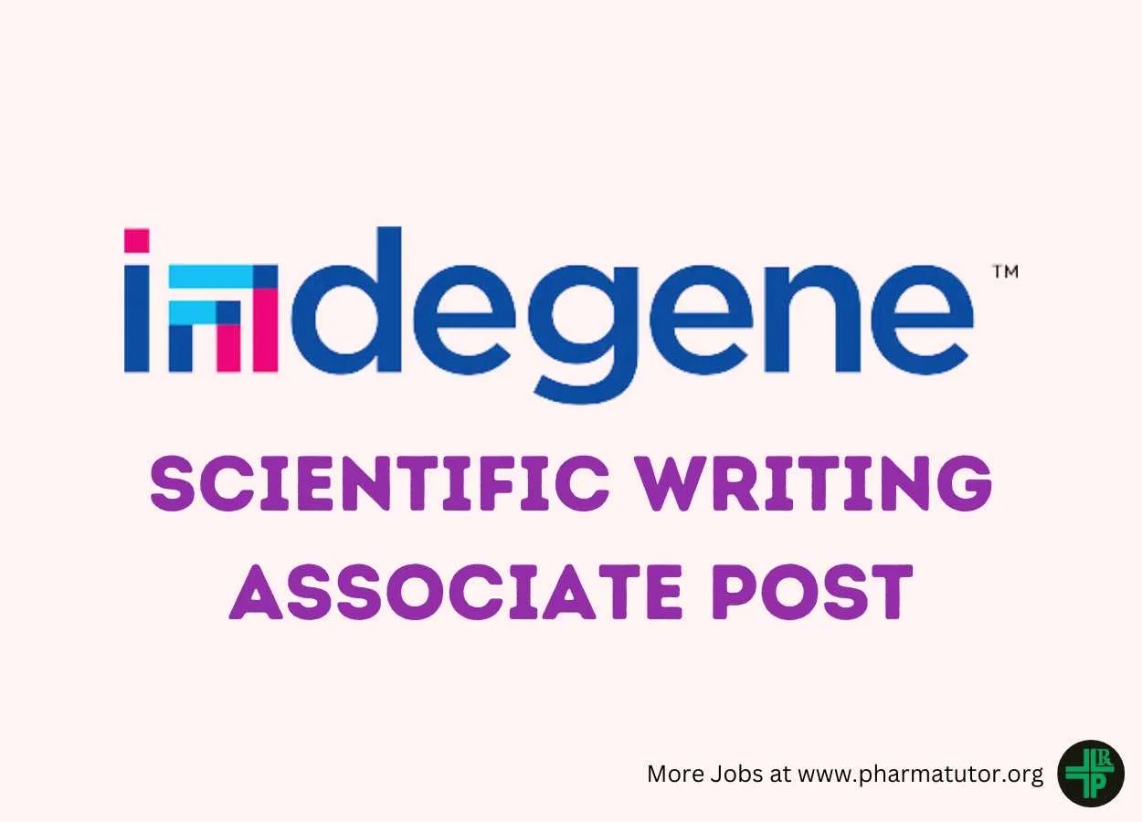 Work as Scientific Writing Associate at Indegene