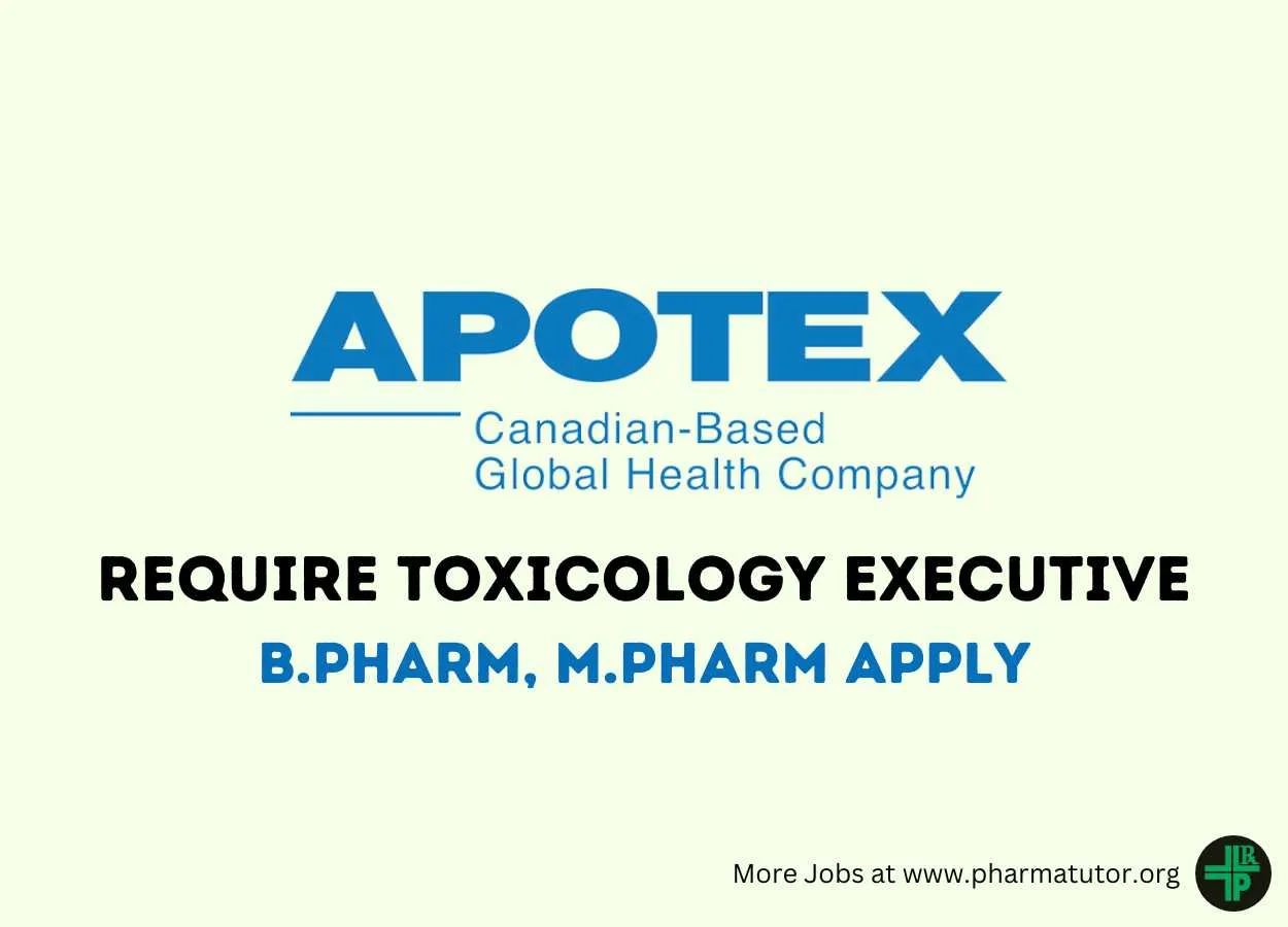Apotex Inc Require Toxicology Executive