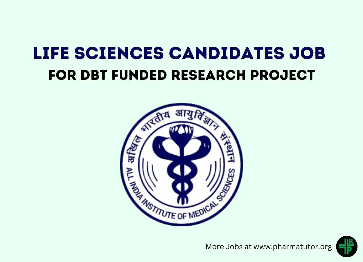 Applications are invited for post of Project Assistant at AIIMS