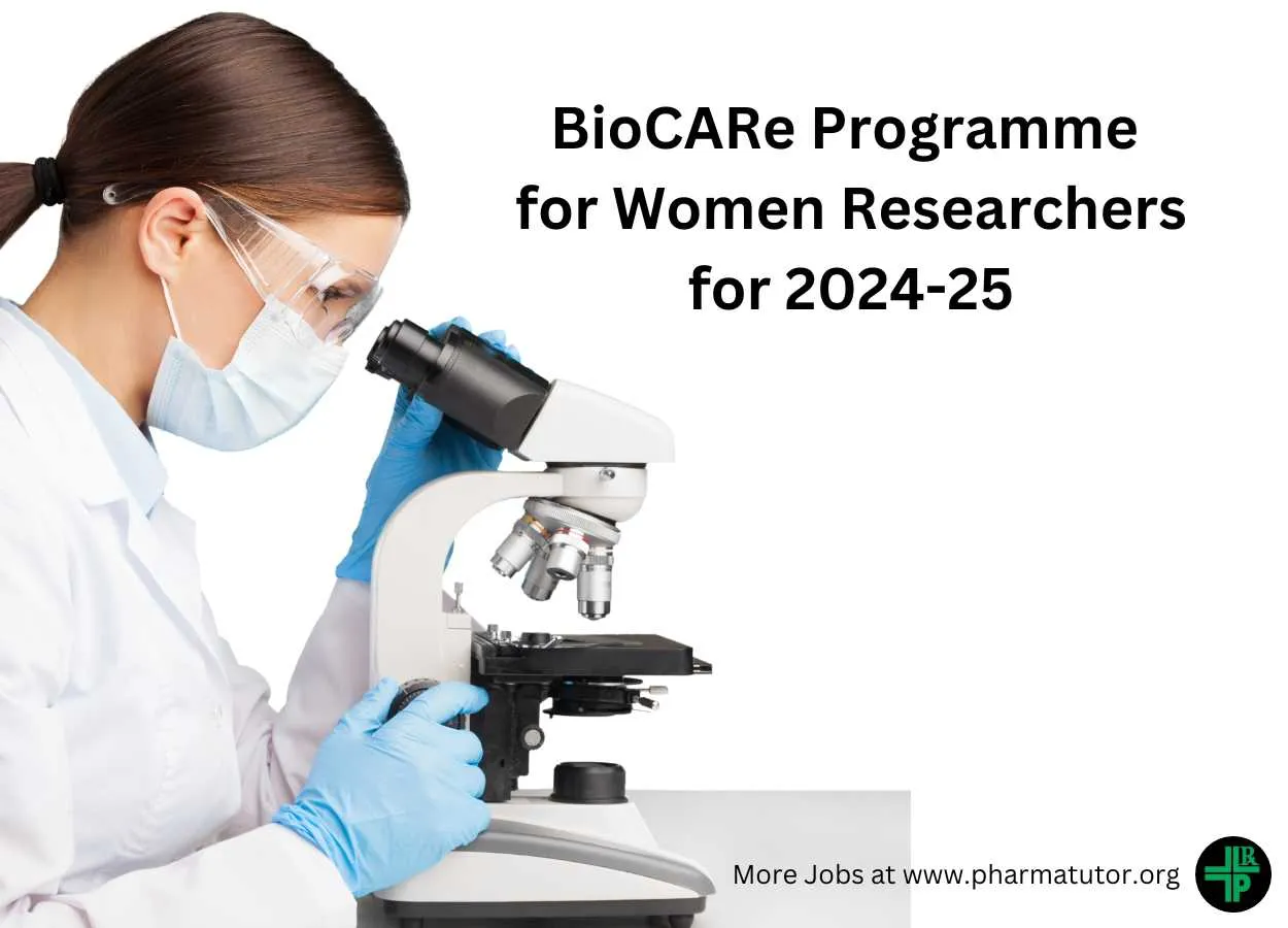 Applications under Biotechnology Career Advancement and Re-Orientation Programme for Women Researchers