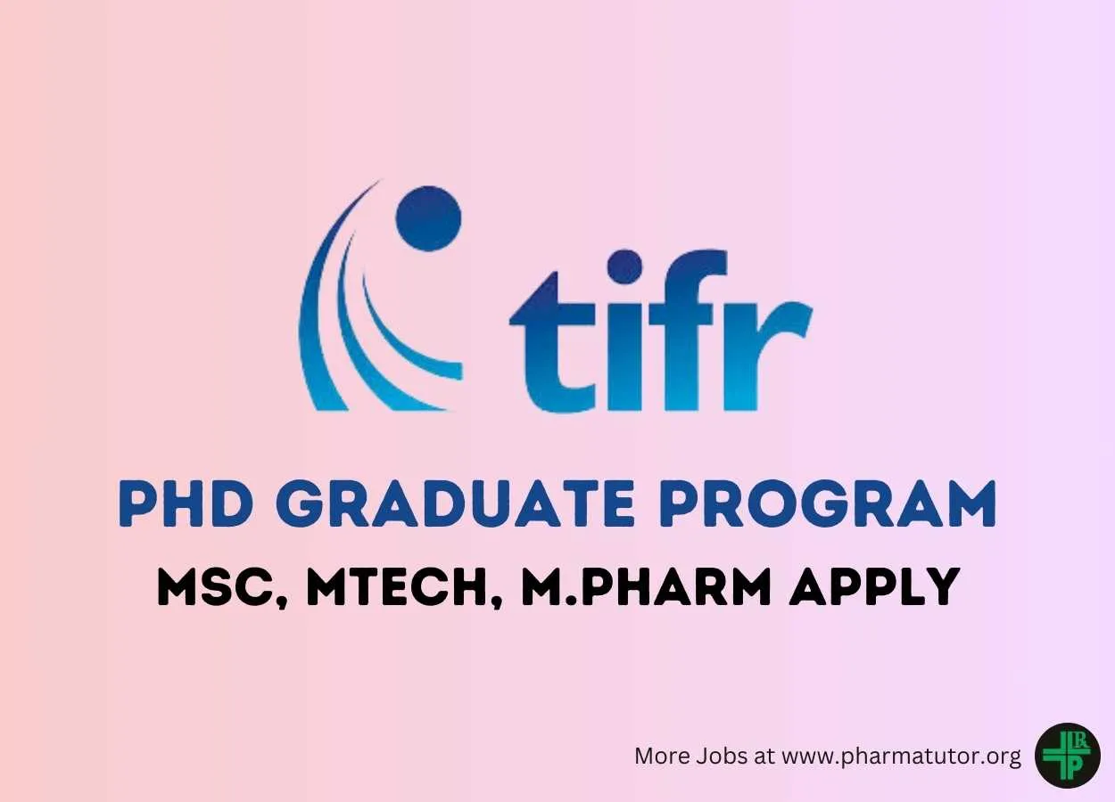 TIFR invites applications from MSc/ M Tech / M.Pharm