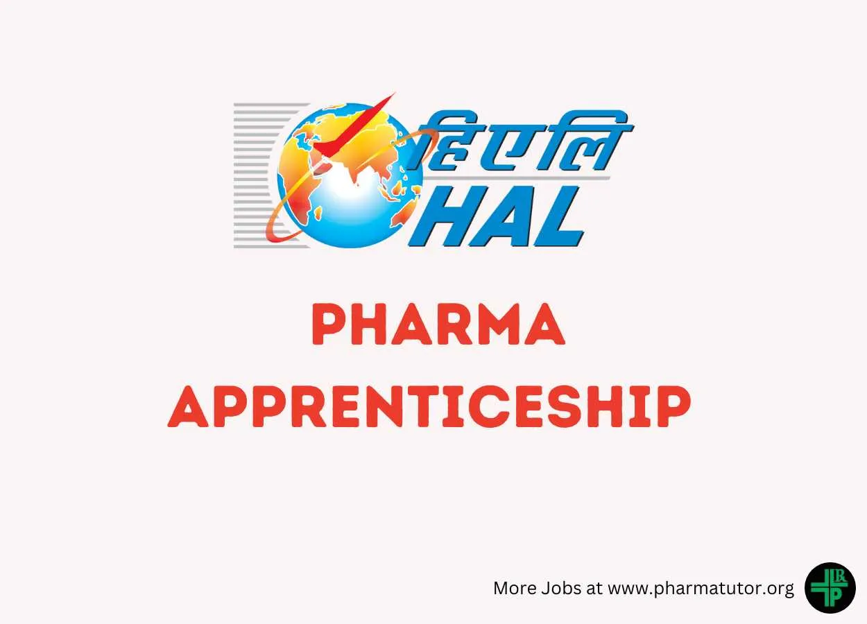 HAL Limited invites application for Pharma Apprenticeship