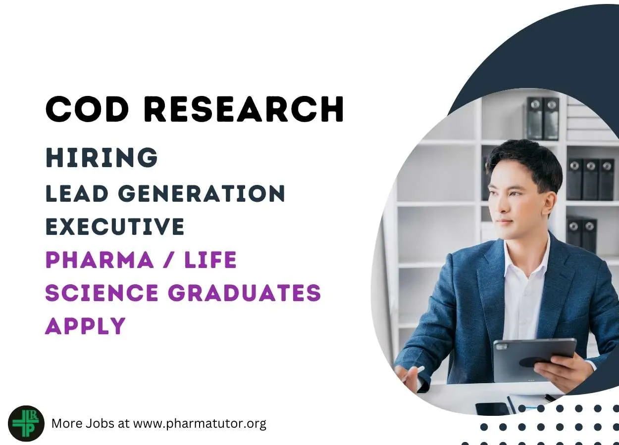 Hiring Lead Generation Executive at COD Research