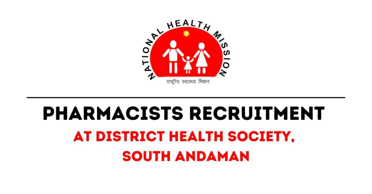 Recruitment of Pharmacists at District Health Society