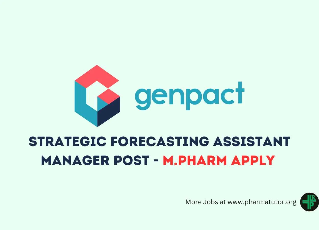 Require Strategic Forecasting Assistant Manager at Genpact Limited
