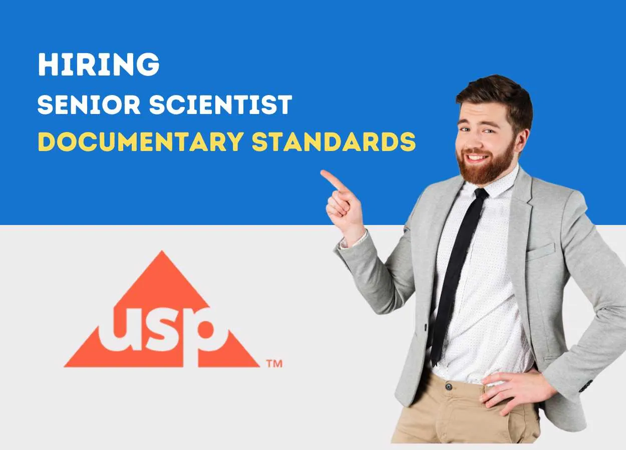 US Pharmacopeial Convention looking for Senior Scientist