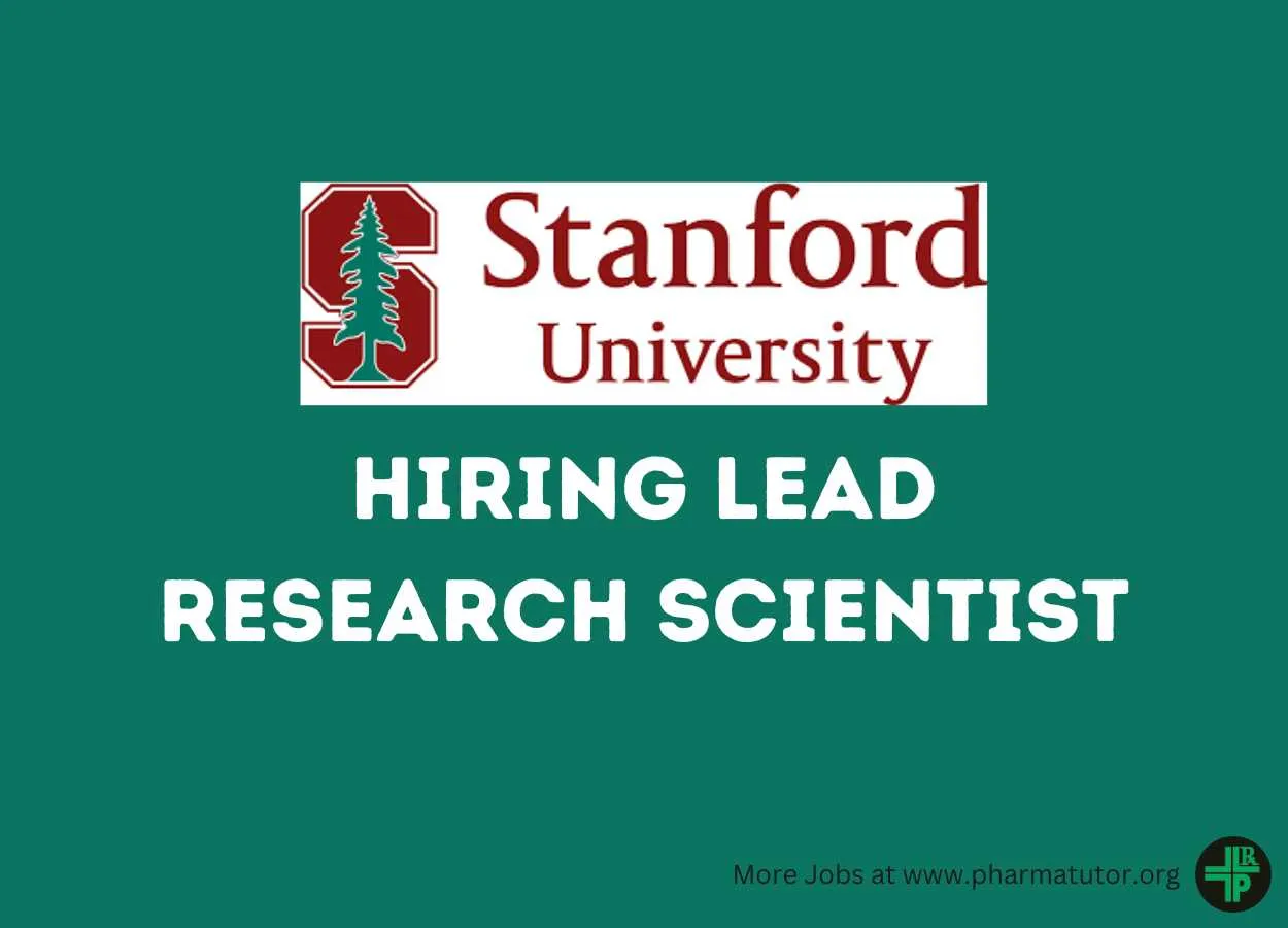 Hiring Lead Research Scientist at Stanford University