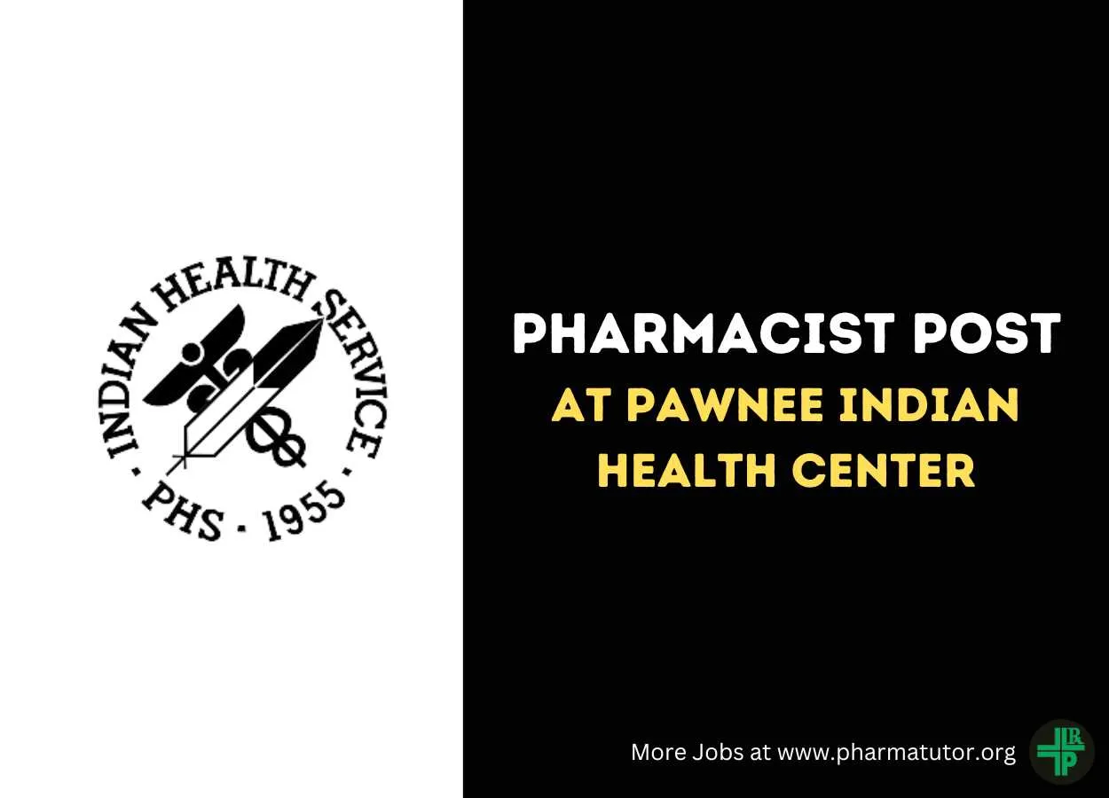 Job for Pharmacist at Pawnee Indian Health Center