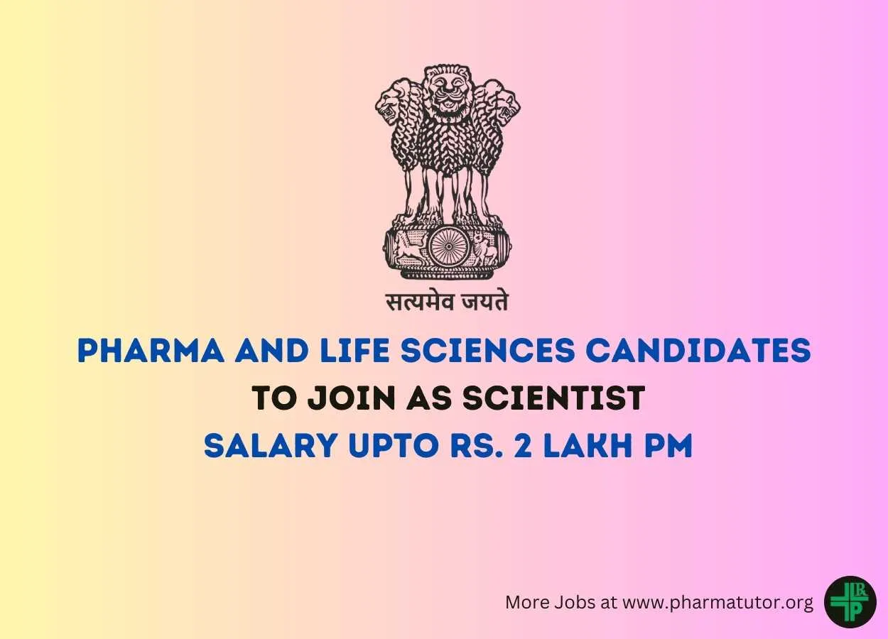 GBRC looking for Pharma and Life Sciences candidates to Join as Scientist
