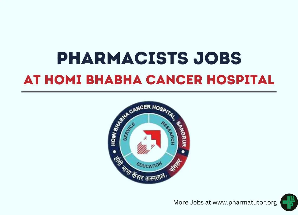 Pharmacists jobs at Homi Bhabha Cancer Hospital