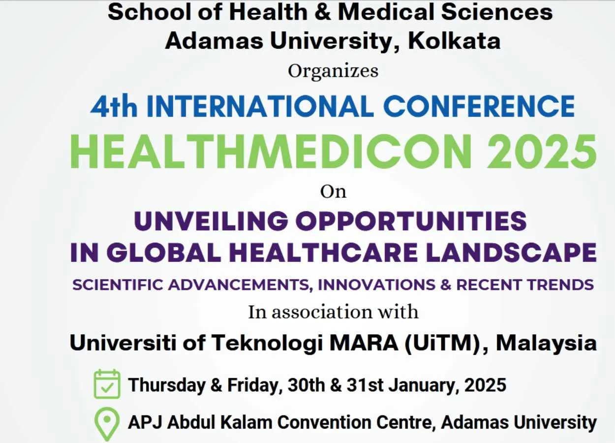 Adamas University Organizes 4th INTERNATIONAL CONFERENCE HEALTHMEDICON 2025