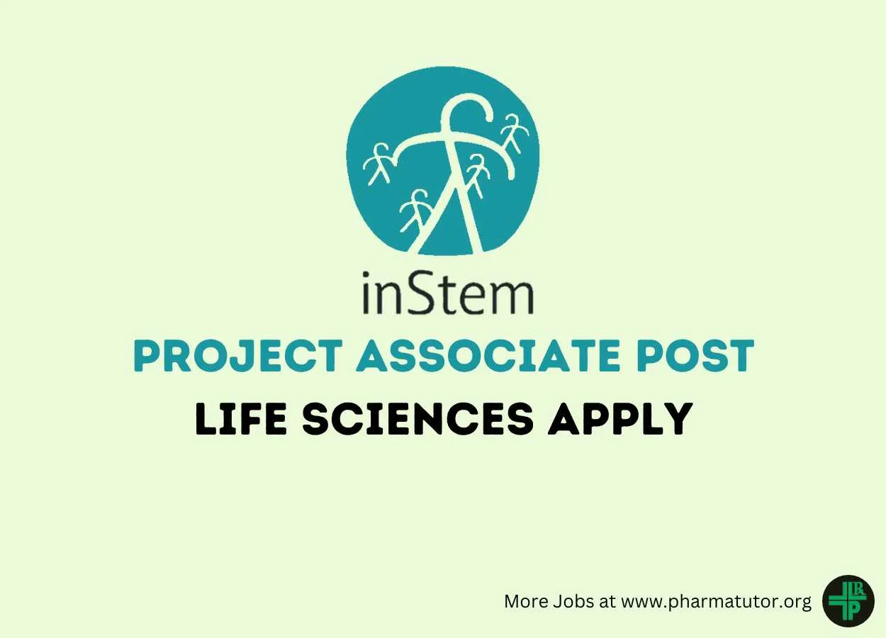 iBRIC-inStem invites applications for Project Associate