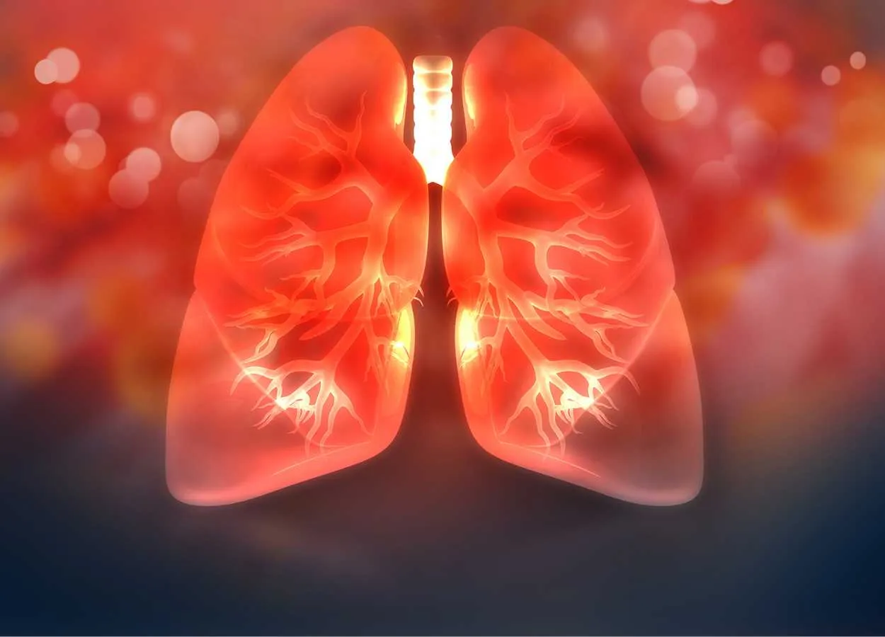 Identifying a proliferating repairman for tissue in damaged lungs