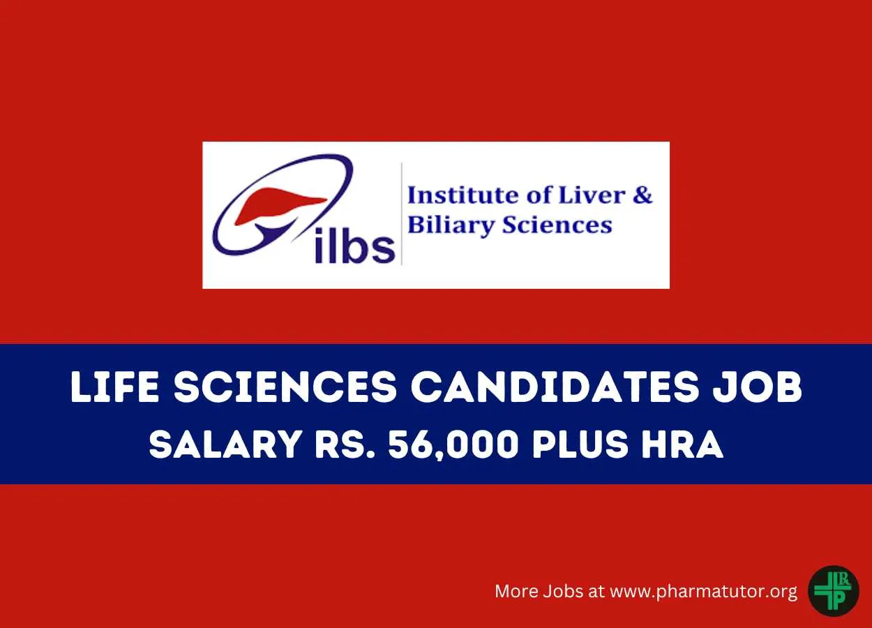 Job for Life Sciences candidates as Research Scientist at ILBS
