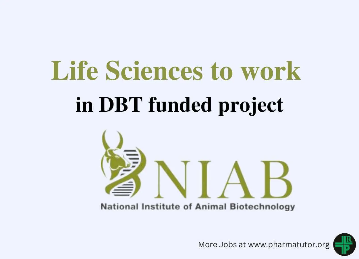 Job for Life Sciences to work in DBT funded project at NIAB