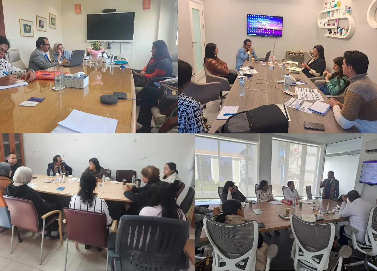 Kumar Organic Visits Customers in Egypt