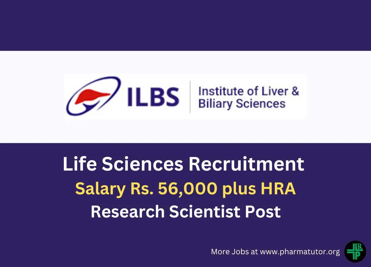 Life Sciences Recruitment at Institute of Liver and Biliary Sciences