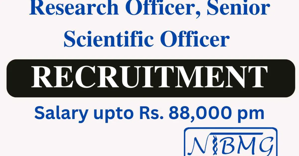 NIBMG looking for Research Officer, Senior Scientific Officer