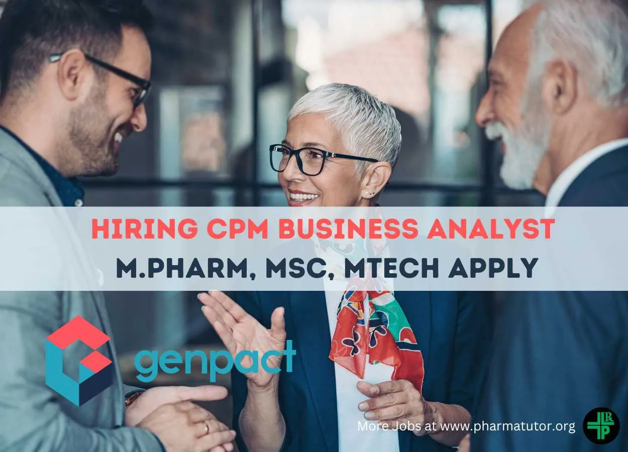 Work as CPM Business Analyst at Genpact Limited