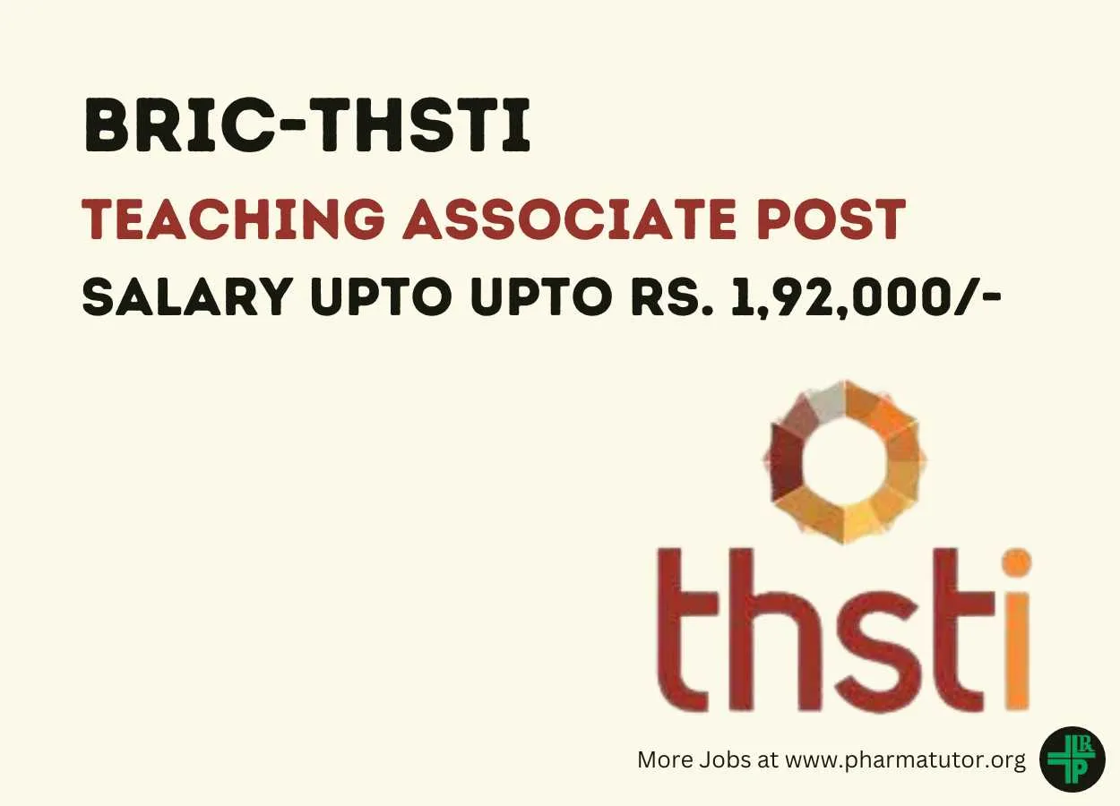 Apply Online for Teaching Associate at THSTI