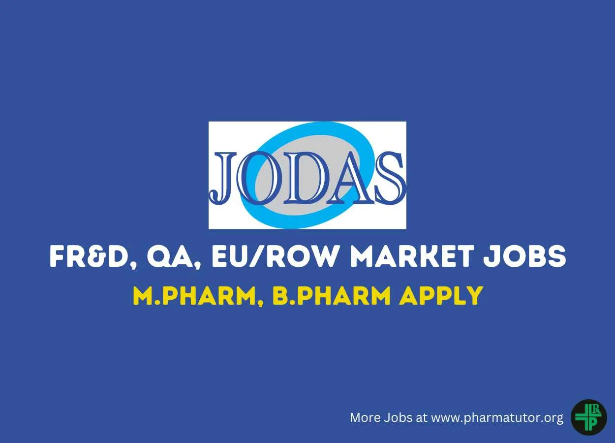 FR&D, QA, EU/ROW Market Jobs at Jodas Expoim Pvt. Ltd