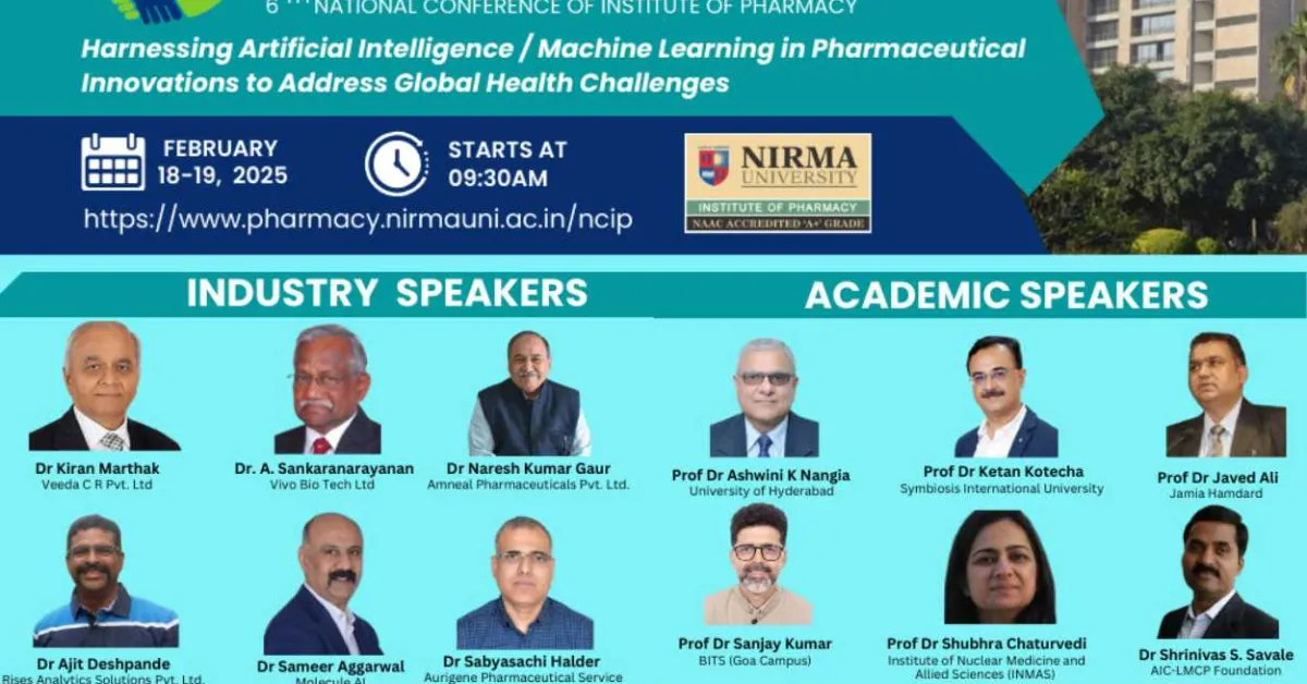 NCIP 2025, 6th National conference at Nirma University on Artificial Intelligence