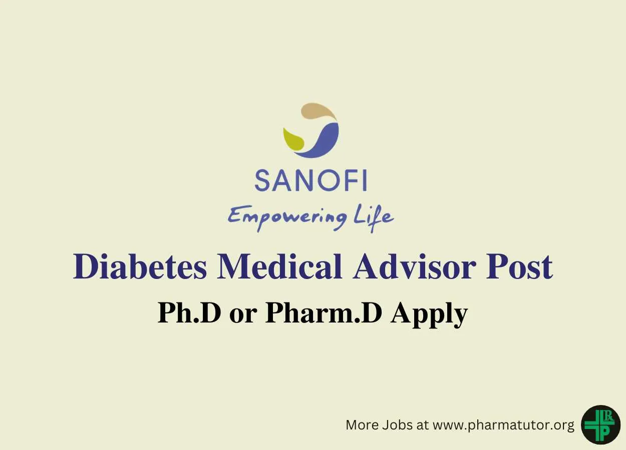 Sanofi looking for Diabetes Medical Advisor