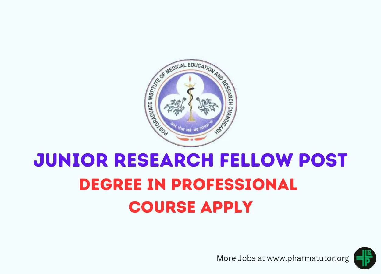 Vacancy for Junior Research Fellow at PGIMER