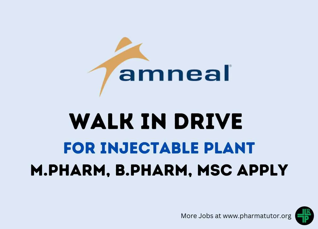 Walk in Drive for Injectable Plant at Amneal Pharmaceuticals