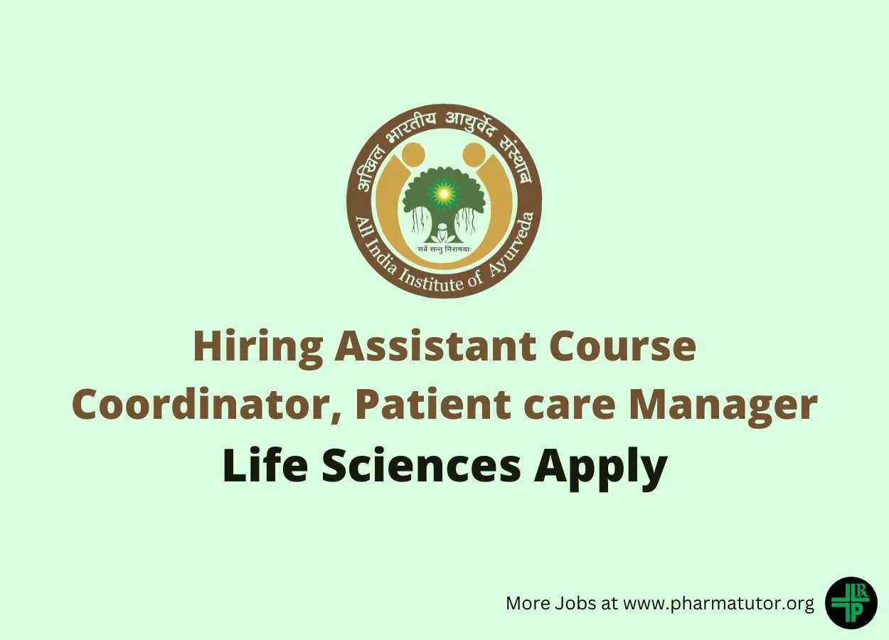 AIIA Hiring Assistant Course Coordinator, Patient care Manager