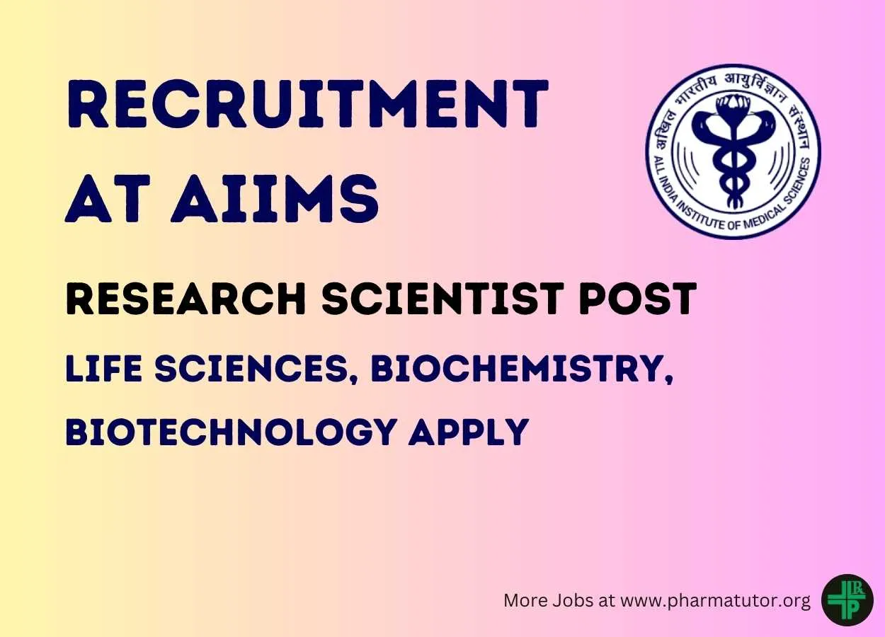 AIIMS Hiring Research Scientist