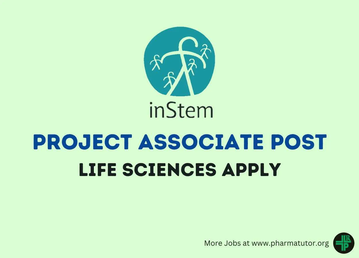iBRIC-inStem invites applications for post of Project Associate