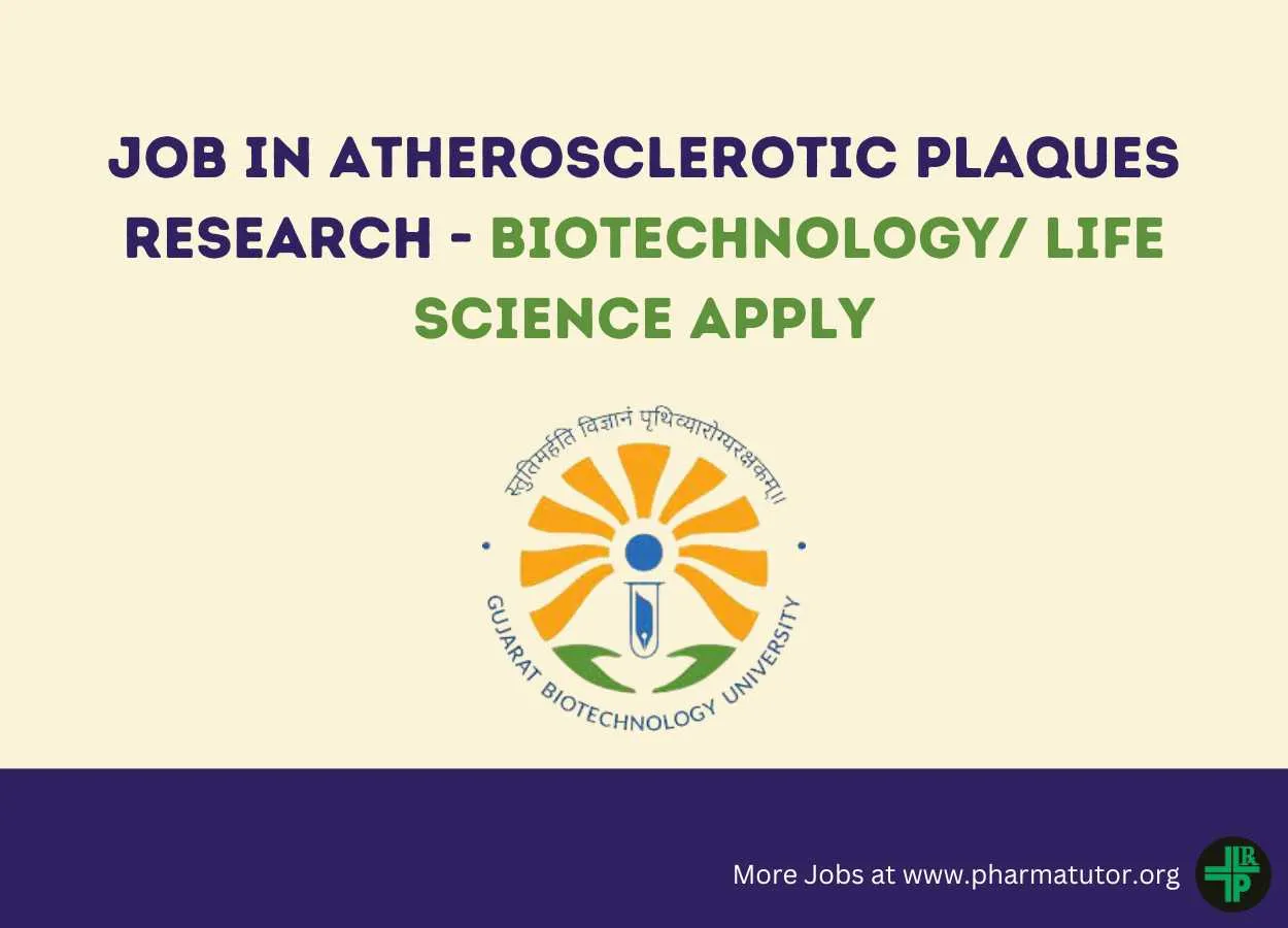 Job in atherosclerotic plaques research at GBU
