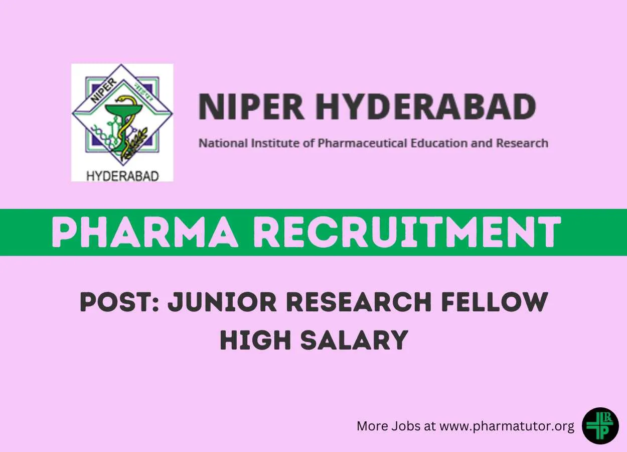 Opportunity for hearbal drug research at NIPER - MS/ M.Pharm/ M.Sc