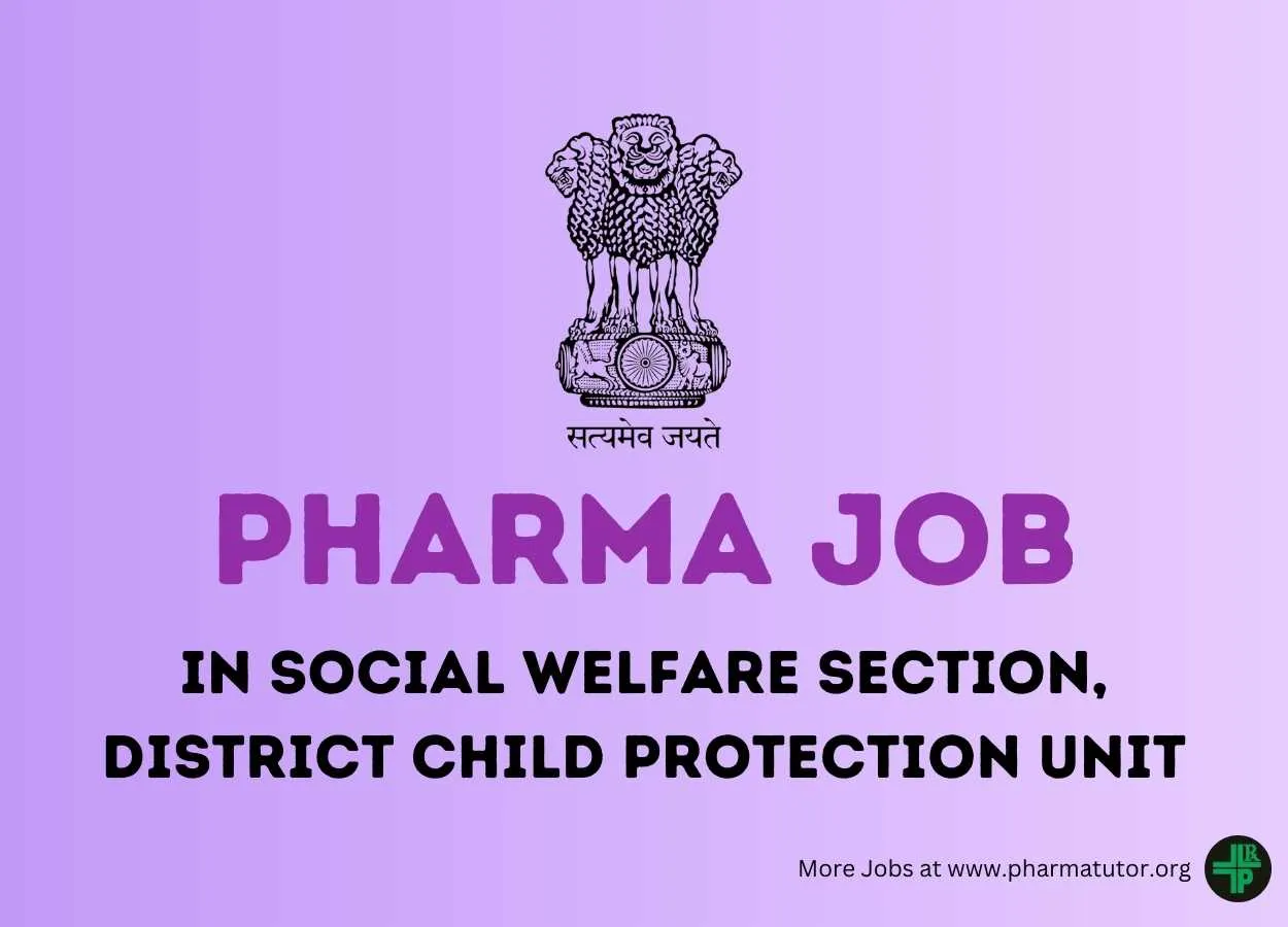 Recruitment for DPharm at Social Welfare Section, District Child Protection Unit
