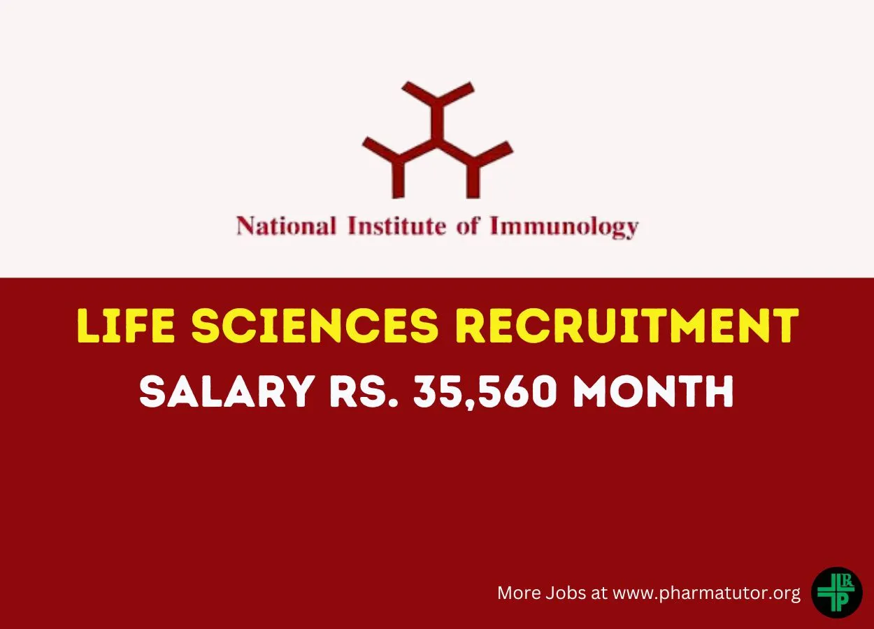 Applications are invited for Project Associate at NII - Life Sciences Apply
