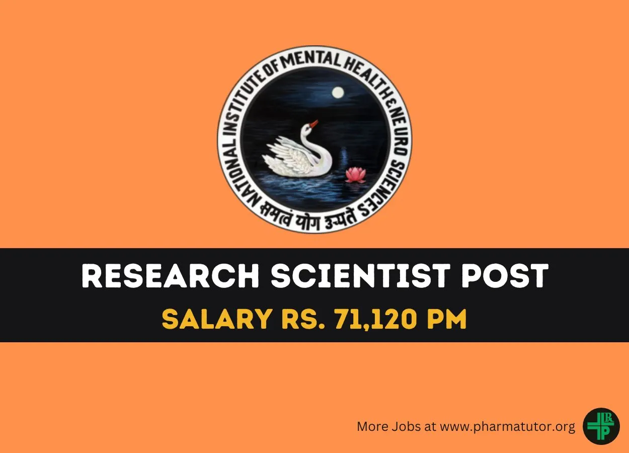 Career for Research Scientist at NIMHANS