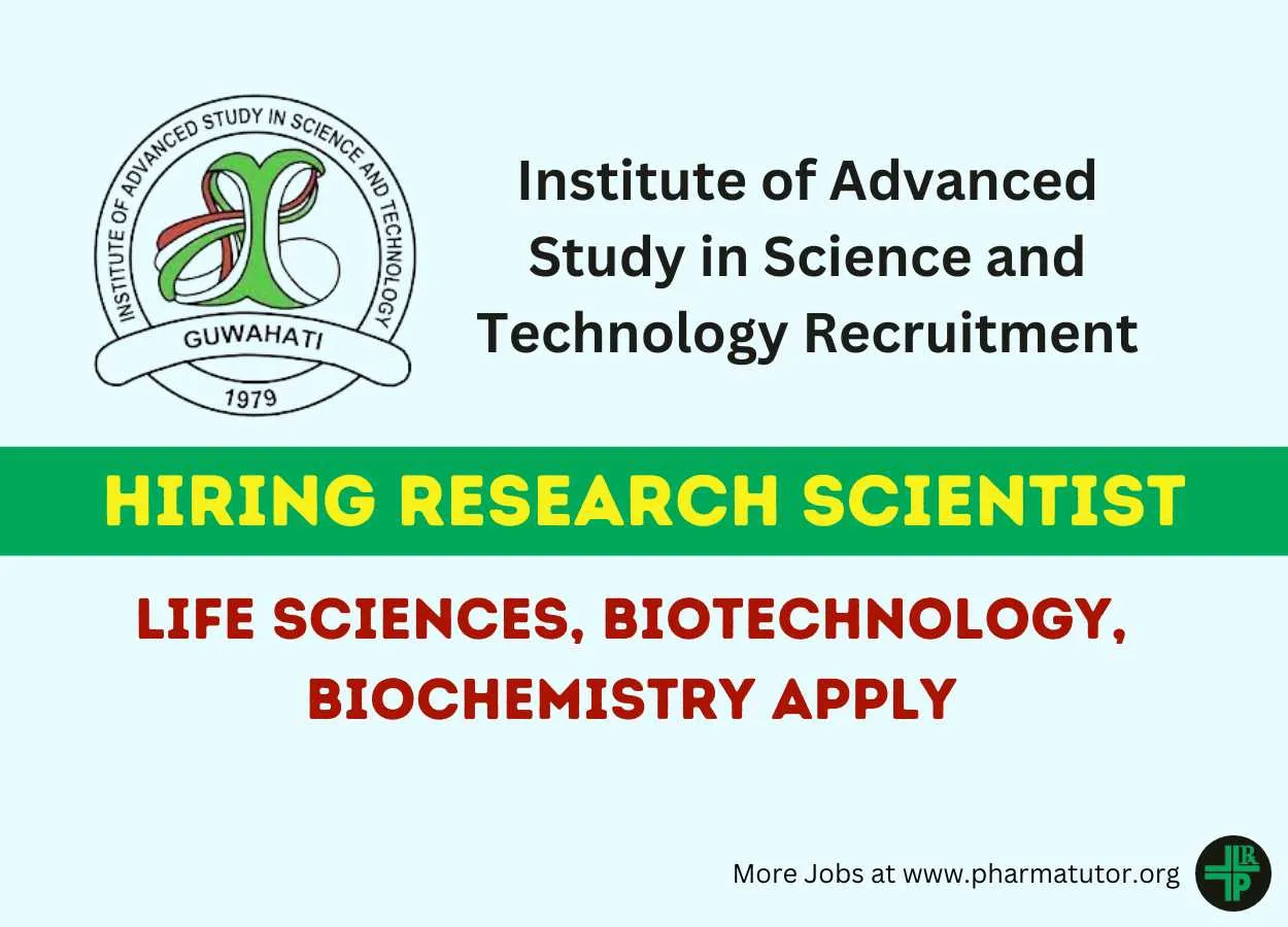 IASST Hiring Research Scientist