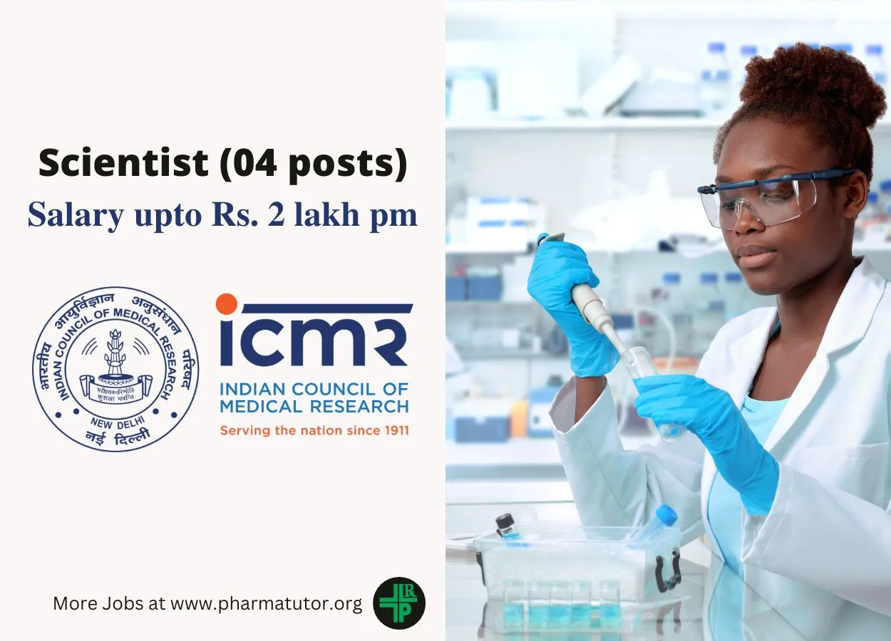 ICMR invites online applications for Scientist Post