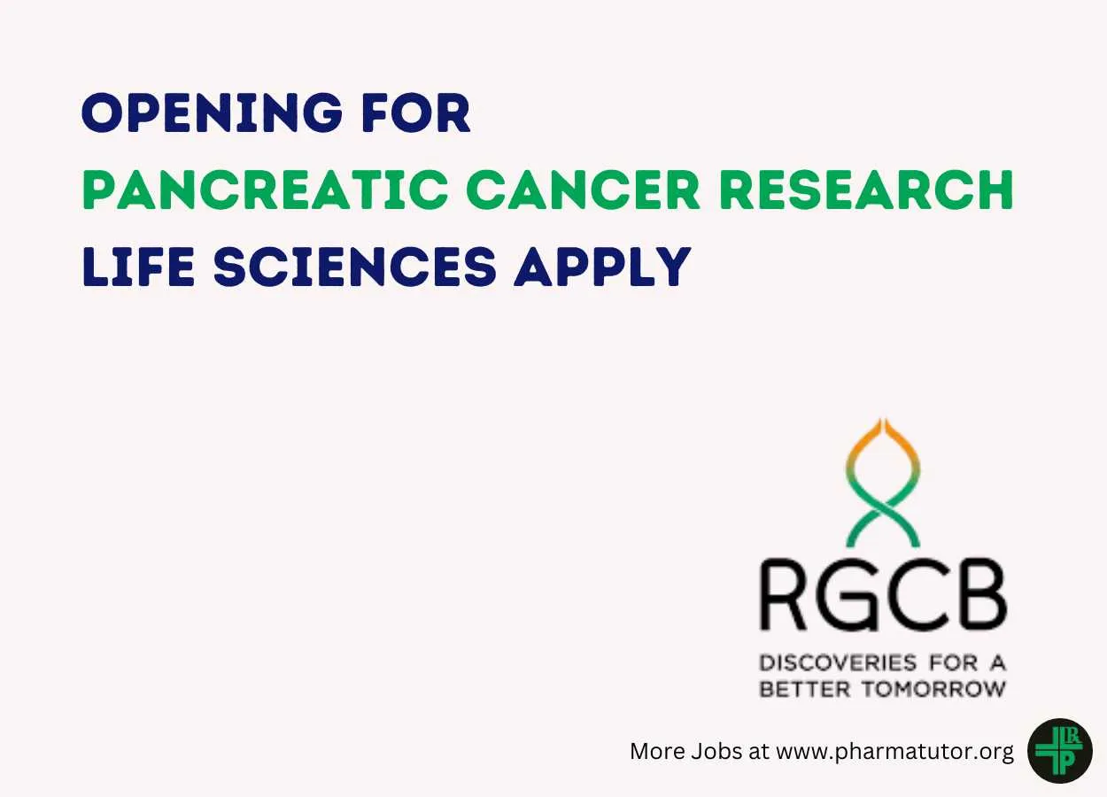 Opening for Pancreatic cancer research at RGCB