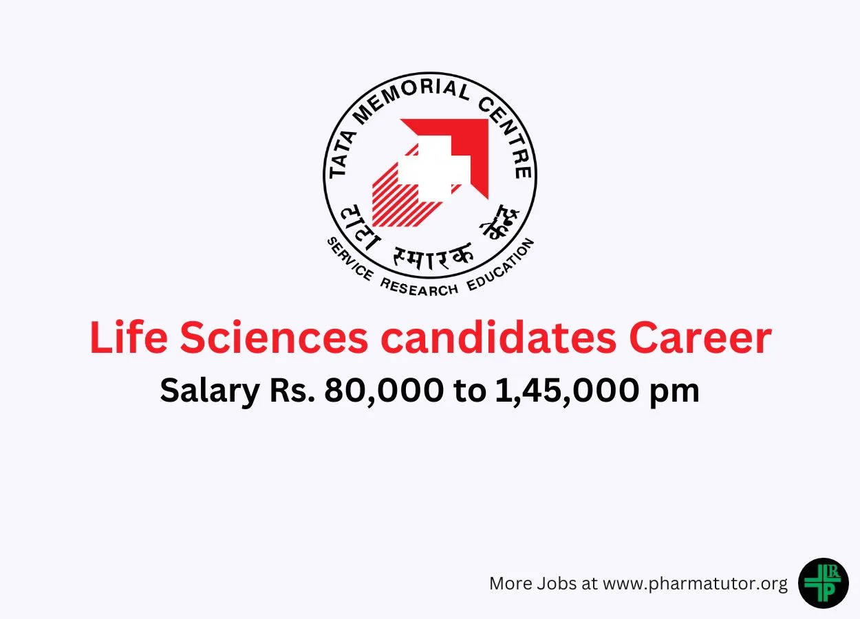 Opportunity for Life sciences candidates at Homi Bhabha Cancer Hospital and Research Centre